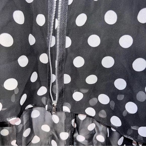 D-signed Disney girls XL elastic waist hi-low hem lined polkadot, midi skirt - Picture 9 of 11